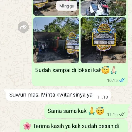 Pengiriman Papan Bunga Duka Ballroom Wedding Serpong