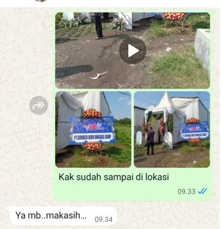Pengiriman Karangan Bunga Ballroom Wedding Serpong