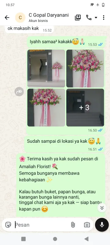 Pengiriman Karangan Bunga Ballroom Wedding Serpong